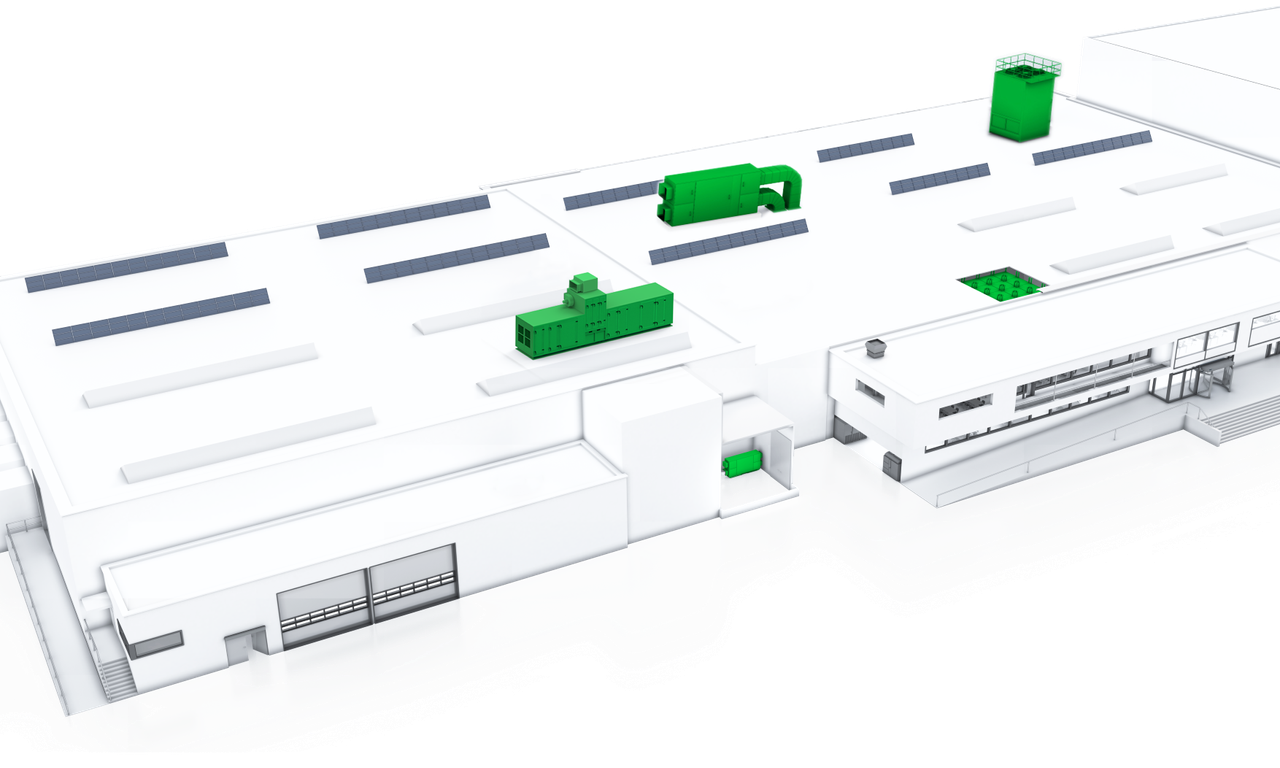 潔淨廠房建築圖