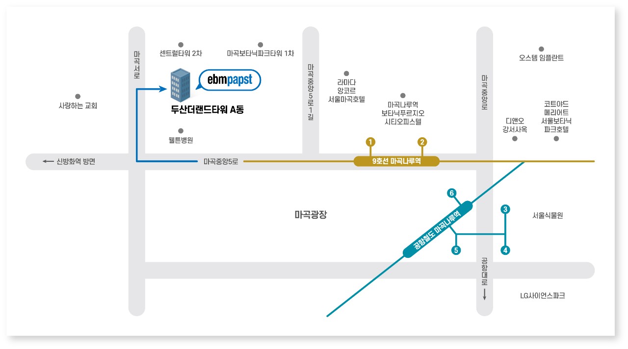 Korean office location